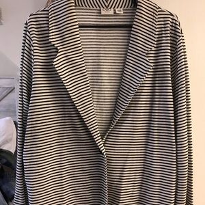 Striped Cotton blazer
